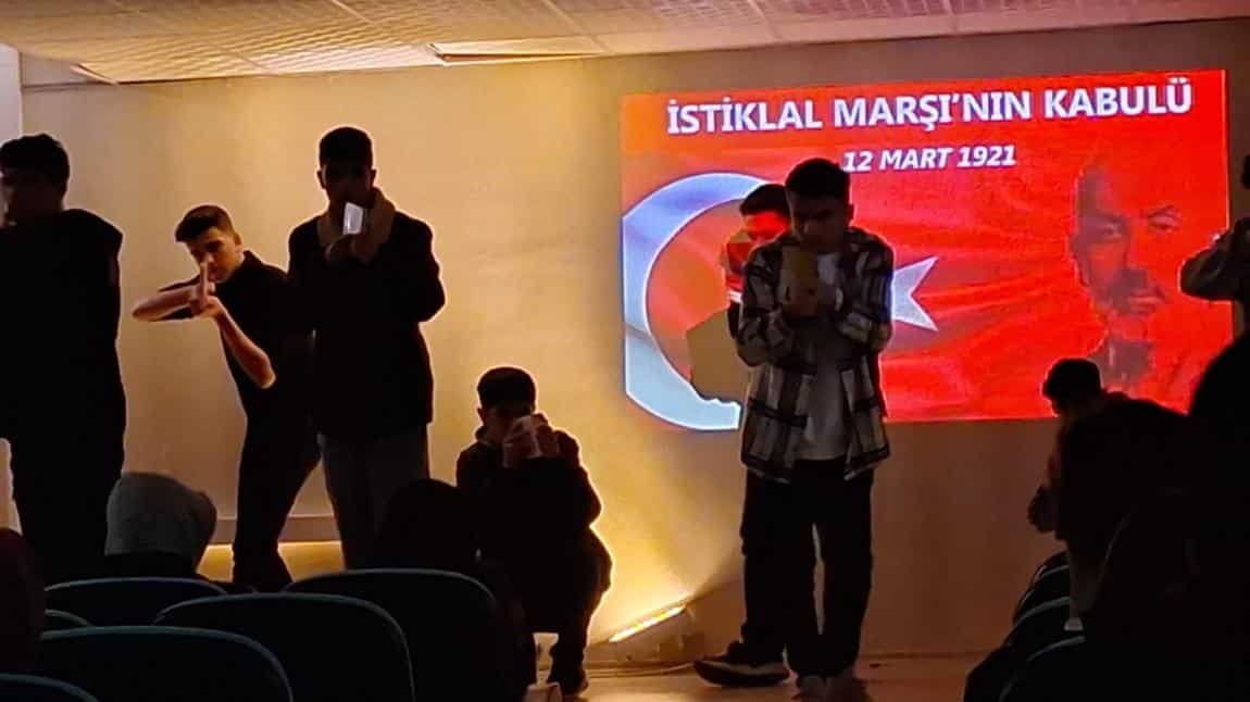 12 Mart İstiklal Marşının Kabulü Ve Mehmet Akif Ersoy'u Anma Programı 